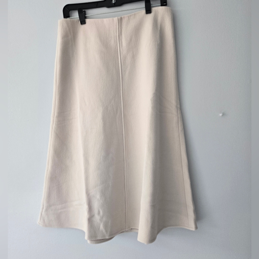 NWOT J Crew A-line Circle Skirt in Double -Cloth Wool Blend, s6